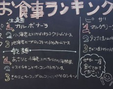 恒例☆お食事ランキング発表☆